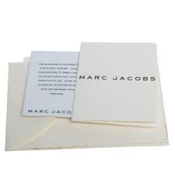 Pre Owned Marc Jacobs Black Patent Leather Stam Satchel