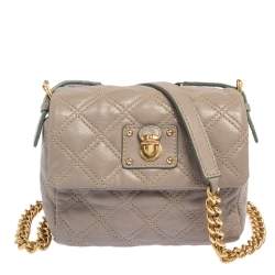 Marc Jacobs The Snapshot Camera Bag Light Grey in Leather with Gold-tone -  US