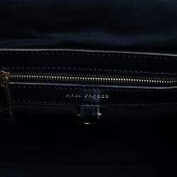 Pre Owned Marc Jacobs Black Leather Studded Stam Satchel