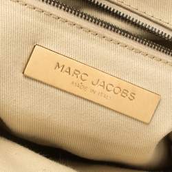 Pre Owned Marc Jacobs Taupe Quilted Leather Little Stam Shoulder Bag