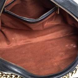 Pre Owned Marc Jacobs Black Quilted Leather Venetia Satchel