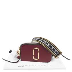 Pre Owned Marc Jacobs Tri Color Leather Snapshot Camera Crossbody Bag