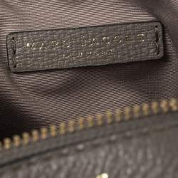 Pre Owned Marc Jacobs Grey Leather Small Shutter Camera Crossbody Bag