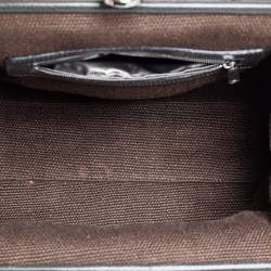 Marc Jacobs Metallic Grey Leather Stam Satchel