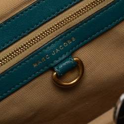 Pre Owned Marc Jacobs Green Quilted Leather Stam Satchel