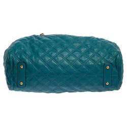 Pre Owned Marc Jacobs Green Quilted Leather Stam Satchel