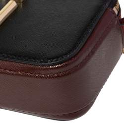 Pre Owned Marc Jacobs Tri Color Patent Leather Snapshot Camera Crossbody Bag
