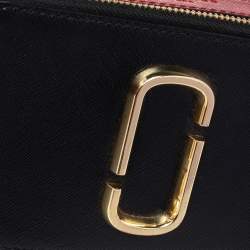 Pre Owned Marc Jacobs Tri Color Patent Leather Snapshot Camera Crossbody Bag