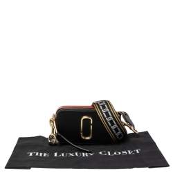 Pre Owned Marc Jacobs Tri Color Patent Leather Snapshot Camera Crossbody Bag