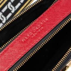 Pre Owned Marc Jacobs Tri Color Patent Leather Snapshot Camera Crossbody Bag
