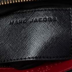 Pre Owned Marc Jacobs Tri Color Patent Leather Snapshot Camera Crossbody Bag