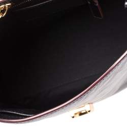 Pre Owned Marc Jacobs Black Patent Leather Chain Strap Backpack