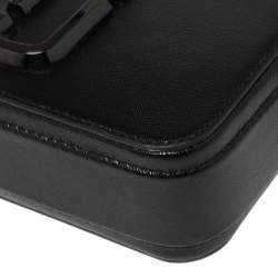 Pre Owned Marc Jacobs Black Glossy Leather Snapshot Camera Crossbody Bag