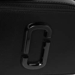 Pre Owned Marc Jacobs Black Glossy Leather Snapshot Camera Crossbody Bag