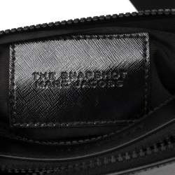 Pre Owned Marc Jacobs Black Glossy Leather Snapshot Camera Crossbody Bag