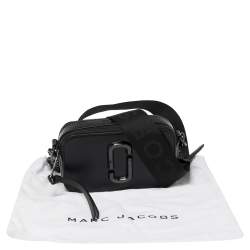 Pre Owned Marc Jacobs Black Glossy Leather Snapshot Camera Crossbody Bag