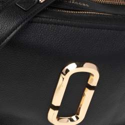 Pre Owned Marc Jacobs Black Leather The Softshot 27 Shoulder Bag