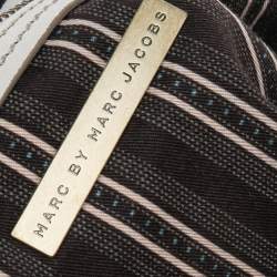 Pre Owned Marc By Marc Jacobs White Leather Blake Hobo