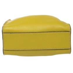 Pre Owned Marc Jacobs Lime Green Leather Mini Grind Tote