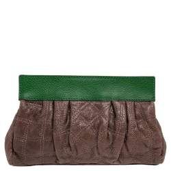 Pre Owned Marc Jacobs Mutlicolor Leather Clutch