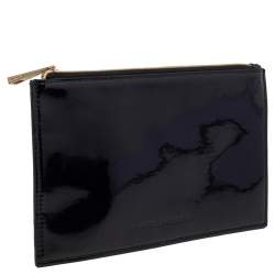 Pre Owned Marc Jacobs Black Patent Leather Pouch