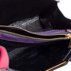 Pre Owned Marc Jacobs Multicolor Leather Mini Colorblocked Grind Tote