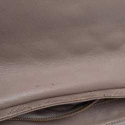 Pre Owned Marc Jacobs Beige Quilted Leather The Large Single Flap Shoulder Bag