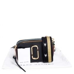 Pre Owned Marc Jacobs Tri Color Leather Snapshot Camera Crossbody Bag