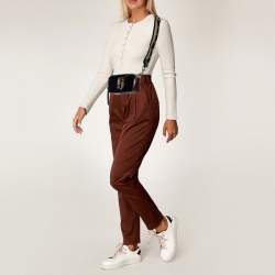 Pre Owned Marc Jacobs Tri Color Leather Snapshot Camera Crossbody Bag