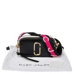 Pre Owned Marc Jacobs Tri Color Leather Snapshot Camera Crossbody Bag