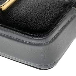 Pre Owned Marc Jacobs Tri Color Leather Snapshot Camera Crossbody Bag