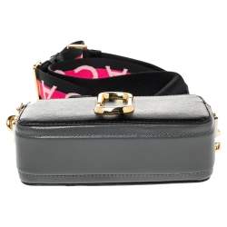 Pre Owned Marc Jacobs Tri Color Leather Snapshot Camera Crossbody Bag