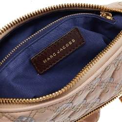 Pre Owned Marc Jacobs Pink Leather Lock Flap Chain Bag