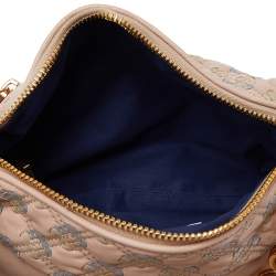 Pre Owned Marc Jacobs Pink Leather Lock Flap Chain Bag