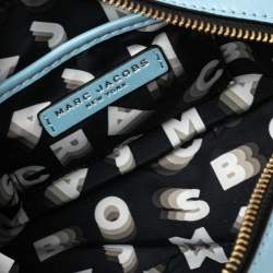 Pre Owned Marc Jacobs Blue Flash Leather Crossbody Bag