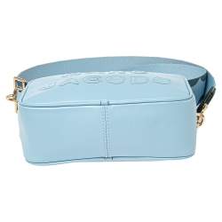 Pre Owned Marc Jacobs Blue Flash Leather Crossbody Bag