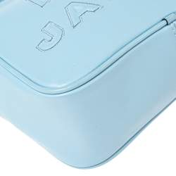 Pre Owned Marc Jacobs Blue Flash Leather Crossbody Bag