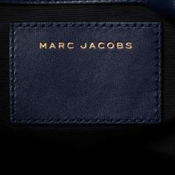 Pre Owned Marc Jacobs Blue/Pink Leather Madison Tote