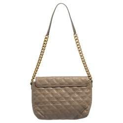 Pre Owned Marc Jacobs Taupe Leather Day To Night Single Shoulder Bag