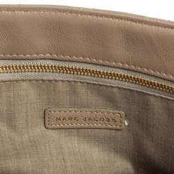 Pre Owned Marc Jacobs Taupe Leather Day To Night Single Shoulder Bag