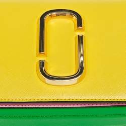 Marc Jacobs Tri Color Leather Snapshot Chain Belt Bag