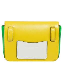 Marc Jacobs Tri Color Leather Snapshot Chain Belt Bag