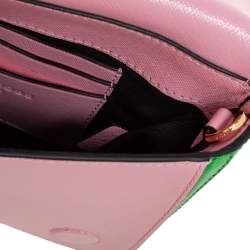 Marc Jacobs Tri Color Leather Snapshot Chain Belt Bag