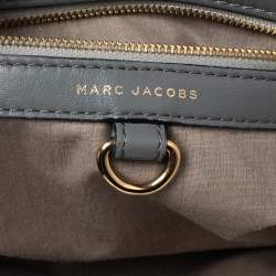 Pre Owned Marc Jacobs Grey Quilted Leather Stam Satchel