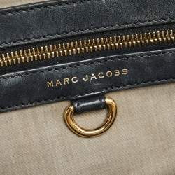 Pre Owned Marc Jacobs Black Quilted Leather Stam Satchel