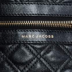 Pre Owned Marc Jacobs Black Quilted Leather Tote