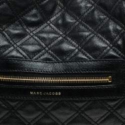 Pre Owned Marc Jacobs Black Quilted Leather Tote