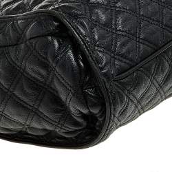 Pre Owned Marc Jacobs Black Quilted Leather Tote