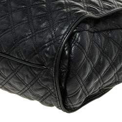 Pre Owned Marc Jacobs Black Quilted Leather Tote
