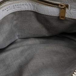 Pre Owned Marc Jacobs White Leather Chain Shoulder Bag